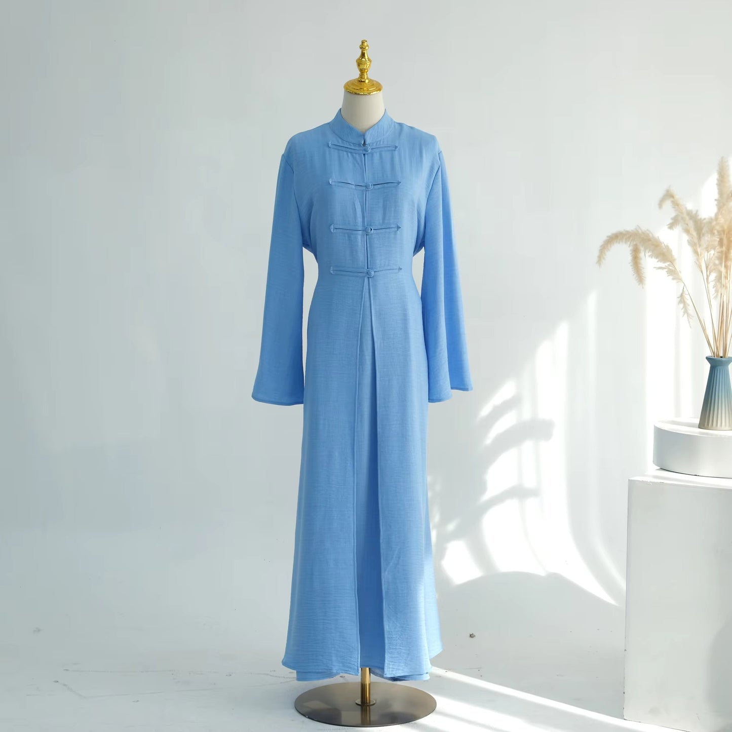 Two-Piece Muslim Abaya – Outer & Inner Dress | Modest Eid Wear