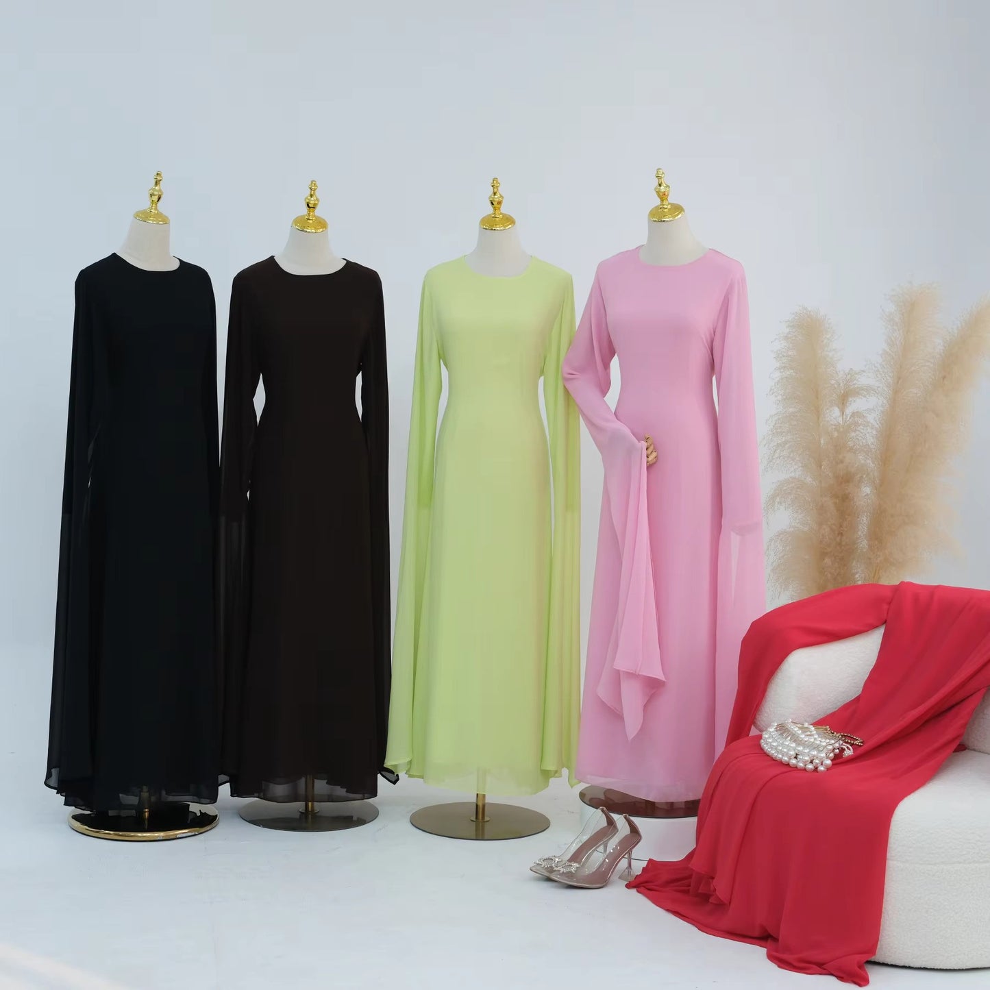 Maxi Abaya – Women Muslim Modest Eid Dress