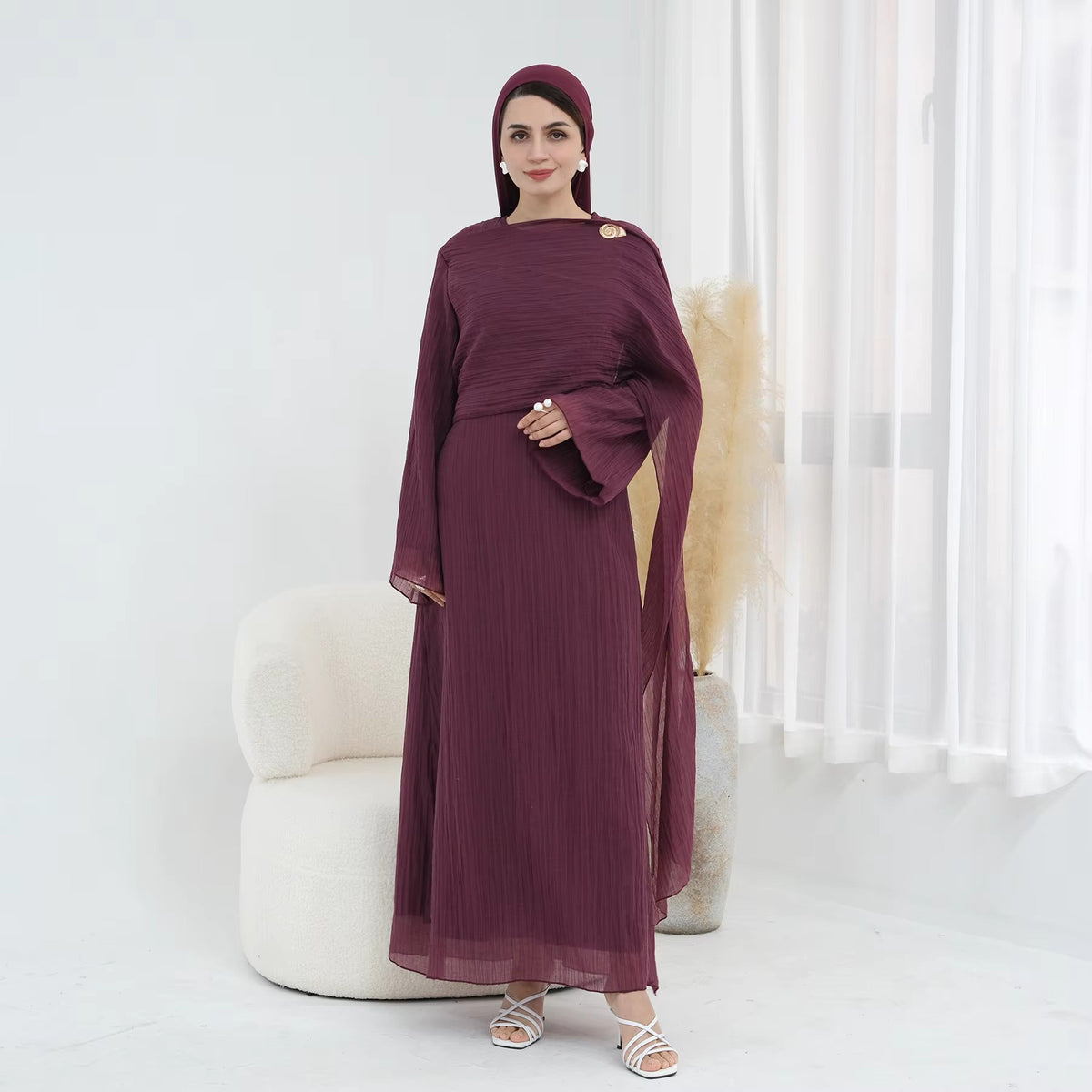 Abaya Dress – Women Muslim Modest Long Dress, Elegant Style