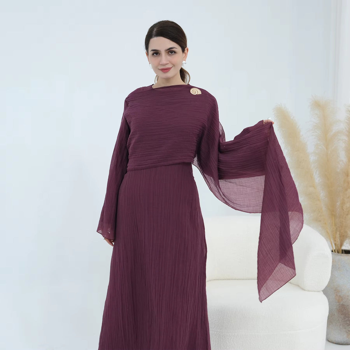 Abaya Dress – Women Muslim Modest Long Dress, Elegant Style