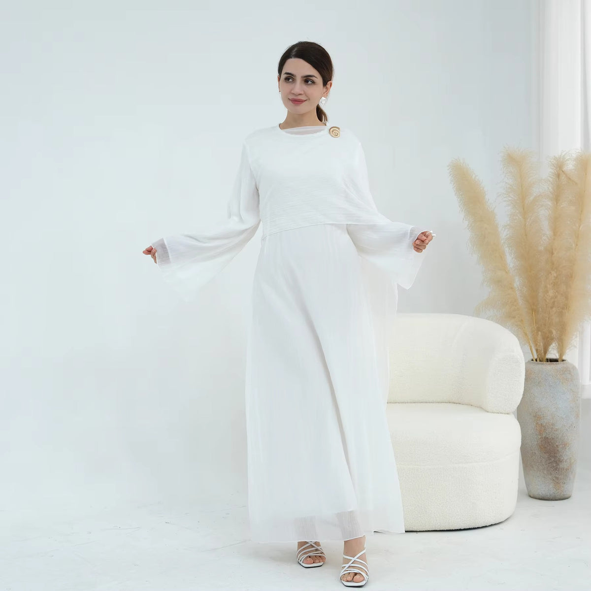 Abaya Dress – Women Muslim Modest Long Dress, Elegant Style