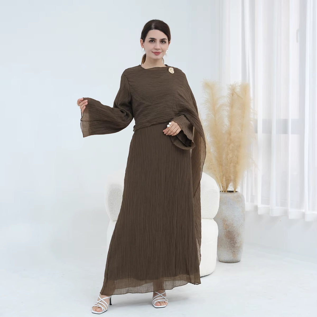 Abaya Dress – Women Muslim Modest Long Dress, Elegant Style
